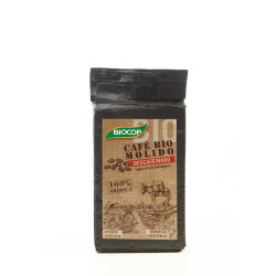 CAFE DESCAFEINADO MOLIDO 100% ARABICA 250Gr. BIOCOP