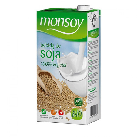 BEBIDA DE SOJA BIO 1Lt. MONSOY