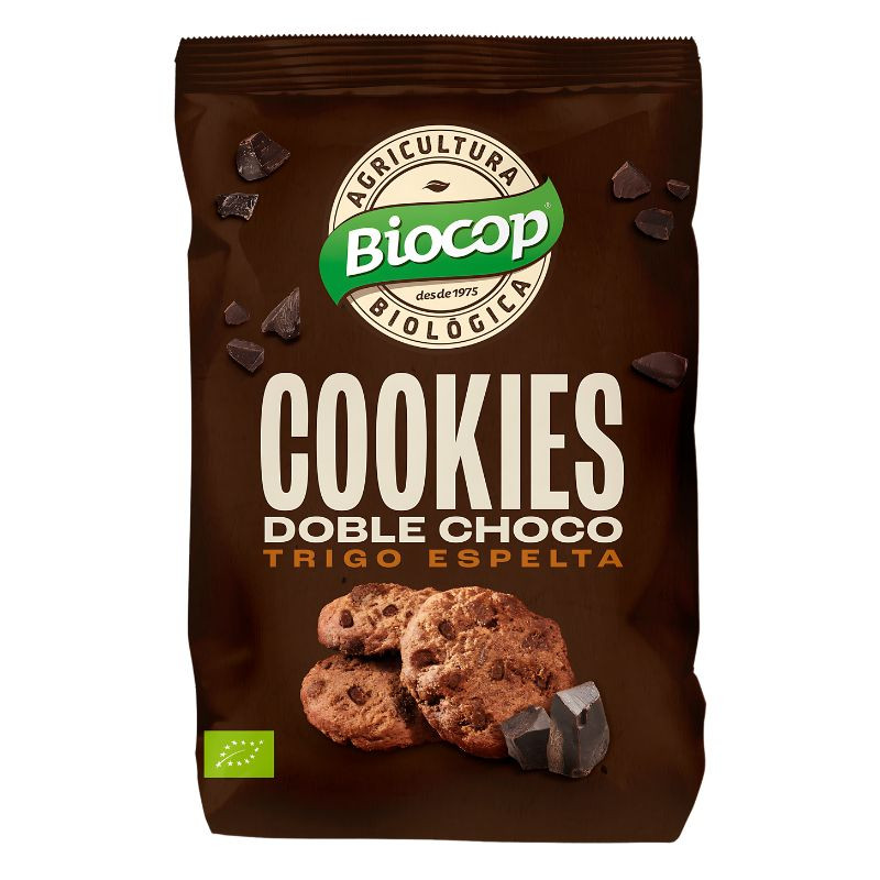 COOKIES TRIGO ESPELTA DOBLE CHOCO 200 GR BIOCOP