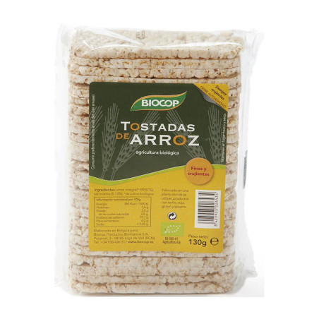 TOSTADAS DE ARROZ 130Gr. BIOCOP