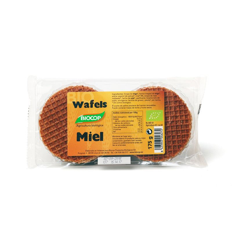 WAFELS DE MIEL 175Gr. BIOCOP