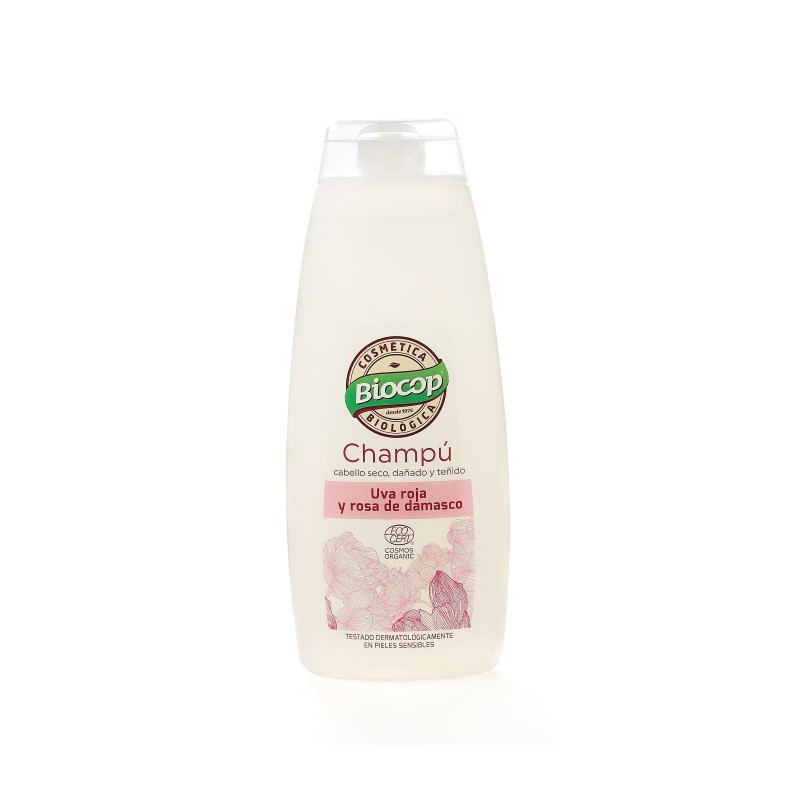 CHAMPU DE UVA ROJA Y ROSA 400Ml. BIOCOP