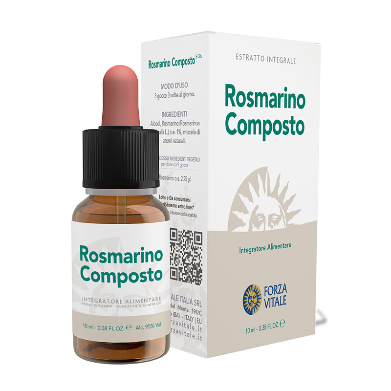 ROSMARINO COMPOSTO (COBRE-ORO-PLATA) 10Ml. FORZA VITALE