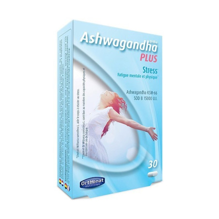 ORTHO ASHWAGHANDA PLUS 30 CAPSULAS ORTHONAT