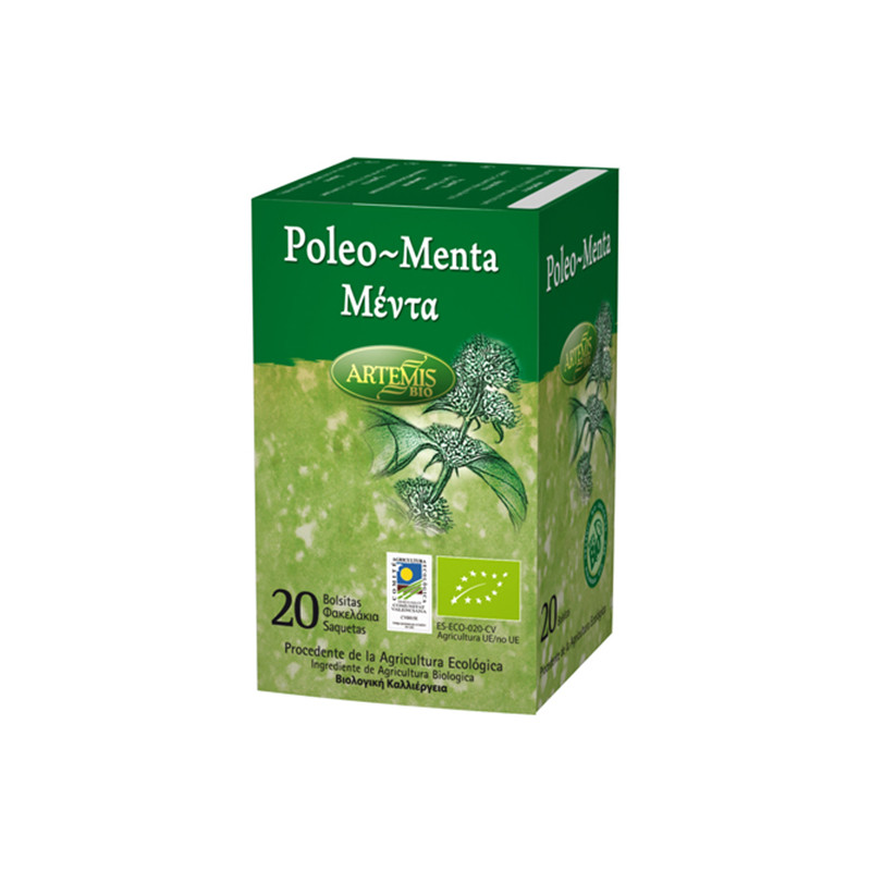 INFUSION POLEO MENTA BIO 20 FILTROS ARTEMIS