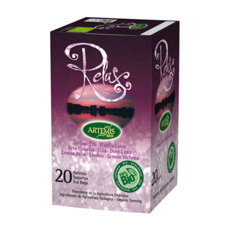 INFUSIONES RELAX ANTIESTRES 20 FILTROS ARTEMIS