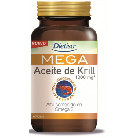 OMEGA 3 MEGA KRILL 60 CAPSULAS DIETISA